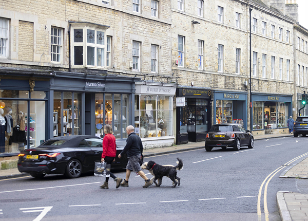 Independent shops on Stamford High Street