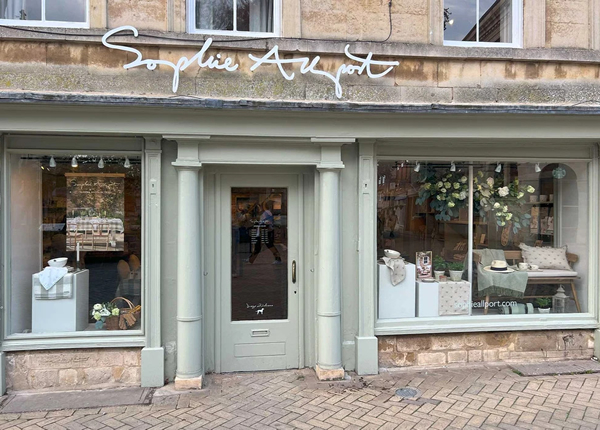 The Sophie Allport independent shopfront in Stamford